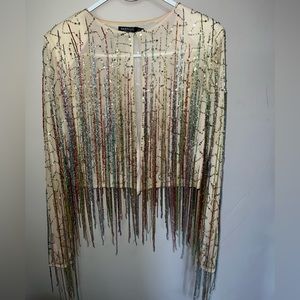 Tassel Beaded Jacket